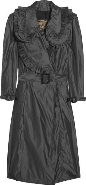 burberry prorsum coat pleated|burberry trench coat designer.